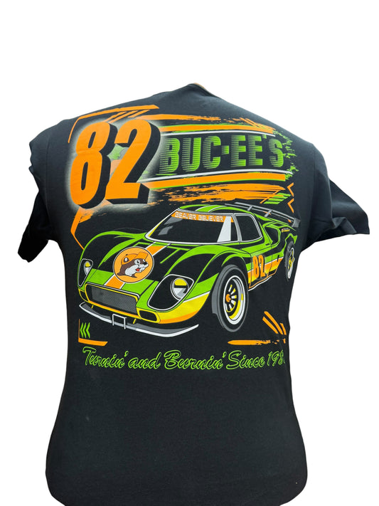 Buc-ee’s “82 Buc-ee’s” Racing Graphic T-Shirt – Black