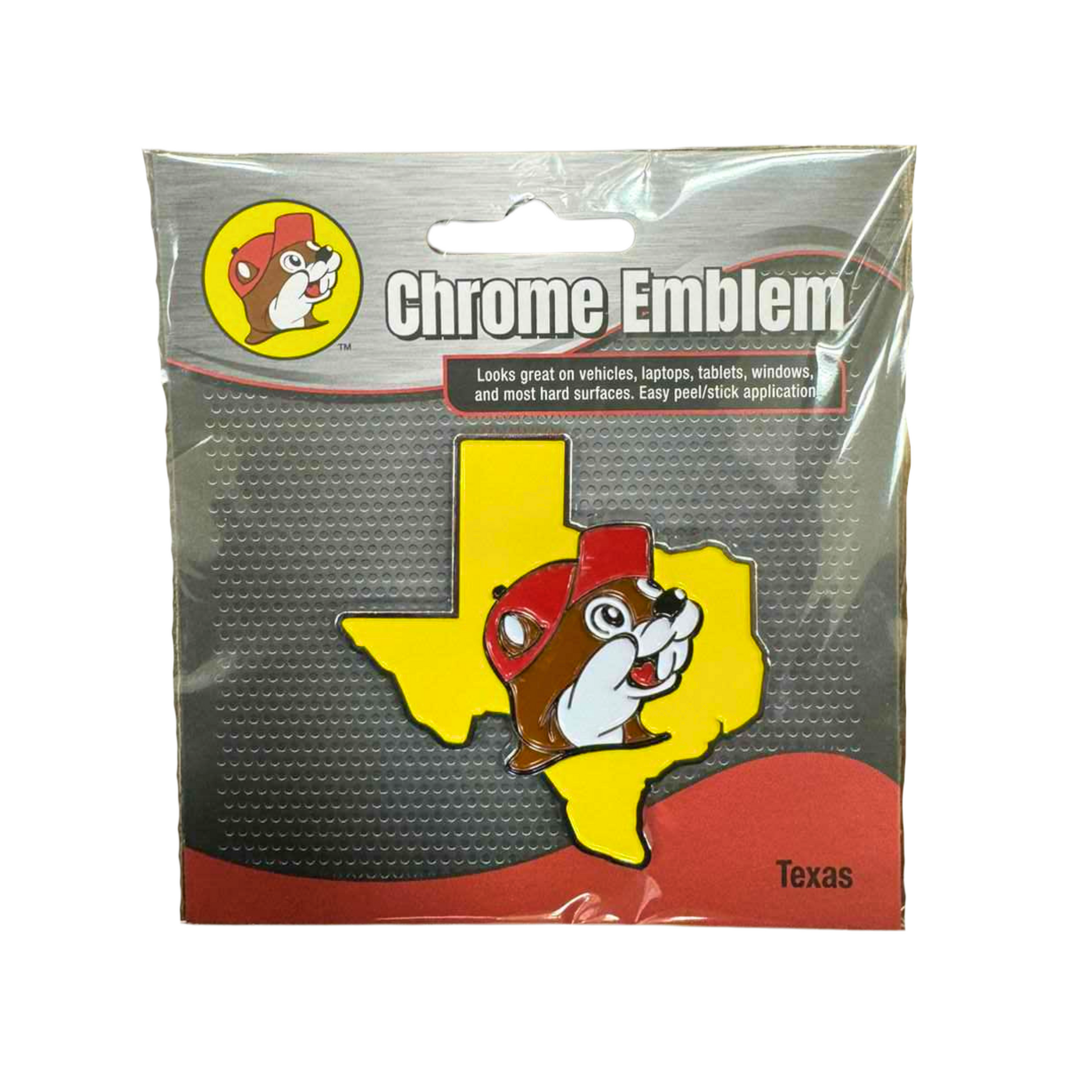 Buc-ee's Chrome Emblem buc ees buc ee's bucees buccees buc-ees