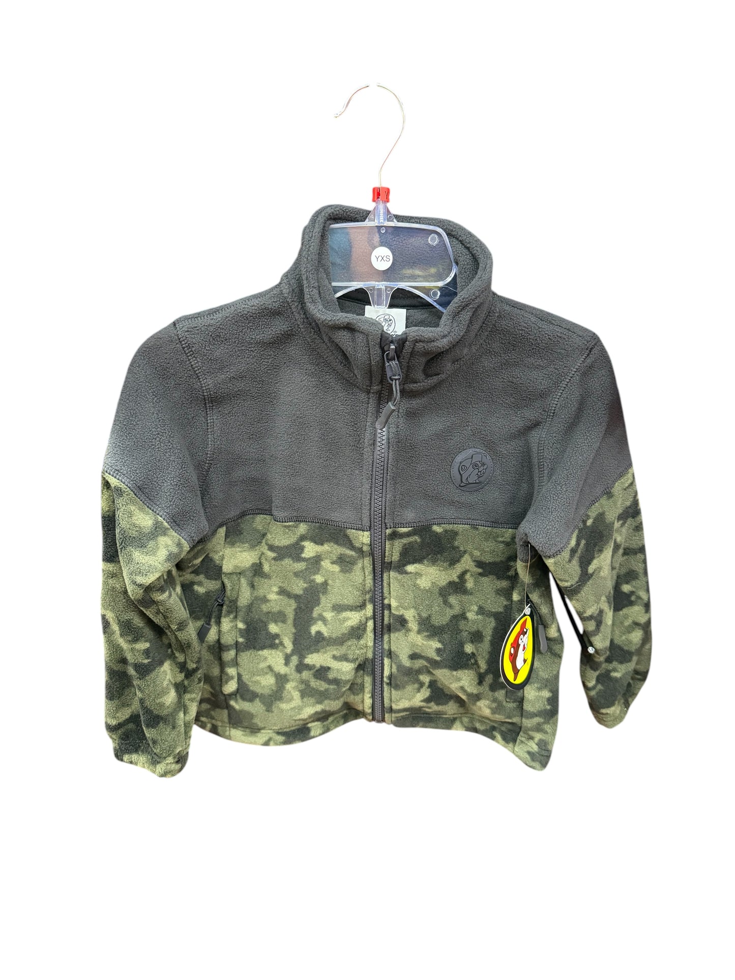 Buc-ee’s Camo Colorblock Fleece Full-Zip Jacket – Adult & Youth Sizes