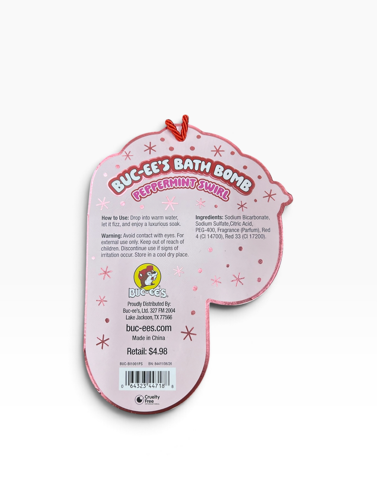 Buc-ee’s Christmas Bath Bombs – Peppermint Swirl & Fresh Cut Garland