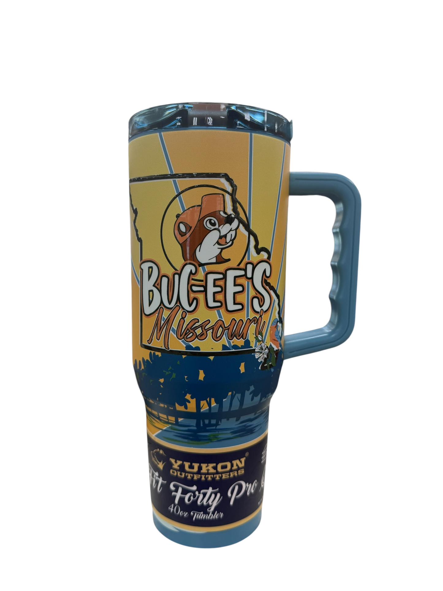 Buc-ee’s Missouri 40 oz Travel Tumbler with Handle