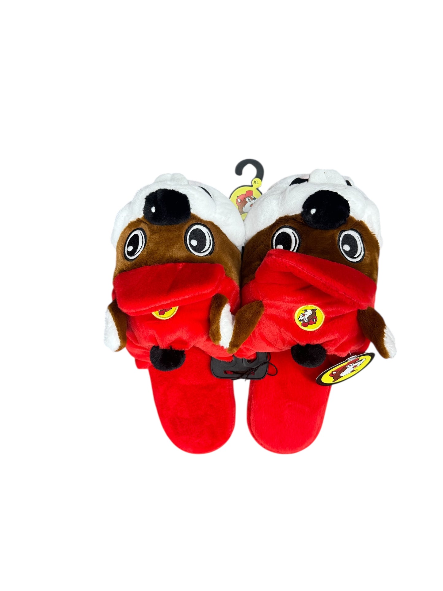 Buc-ee’s 3D Beaver Face Plush Slippers