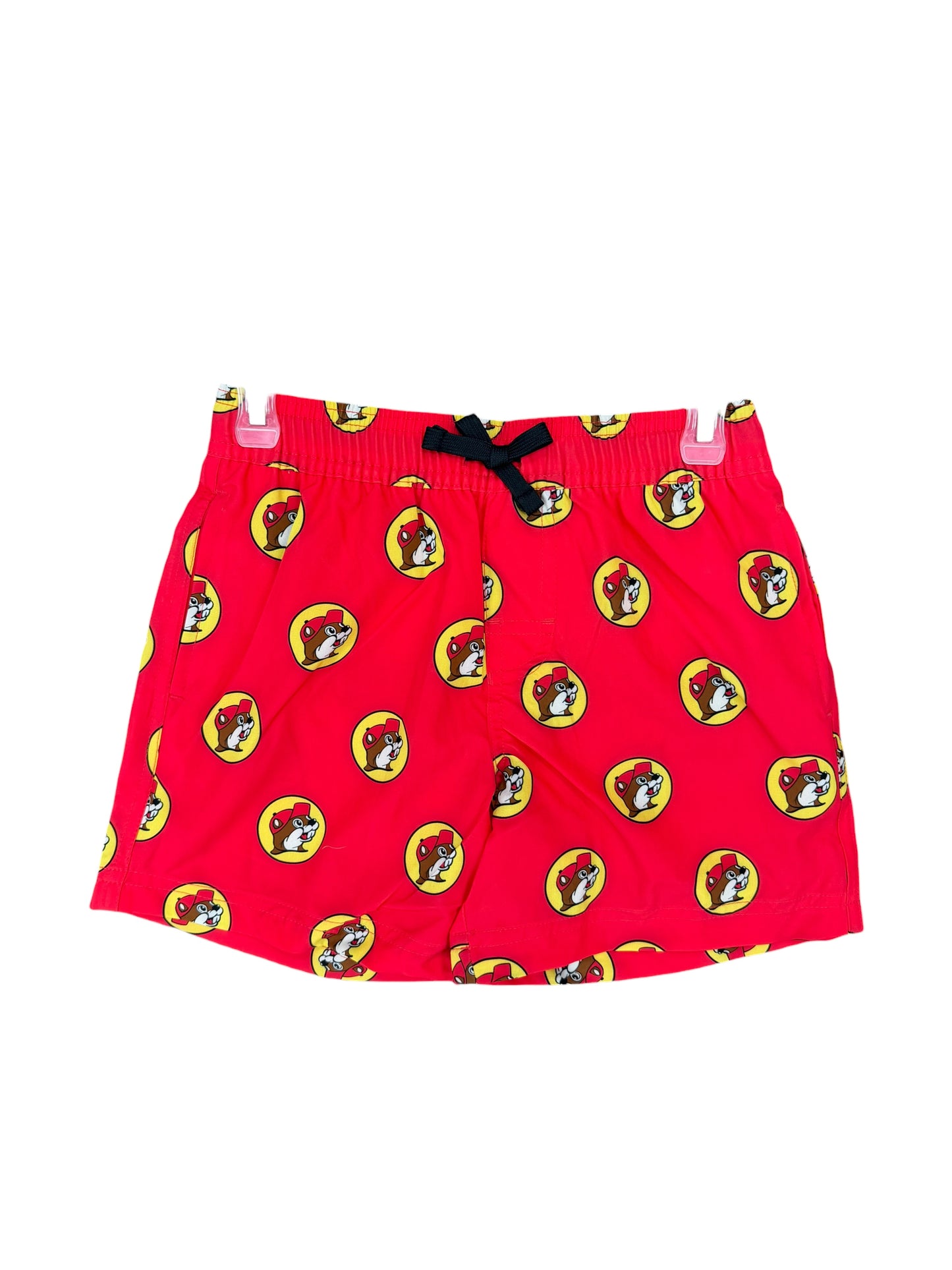 Buc-ee’s Red Mania Beaver Logo Swim Shorts