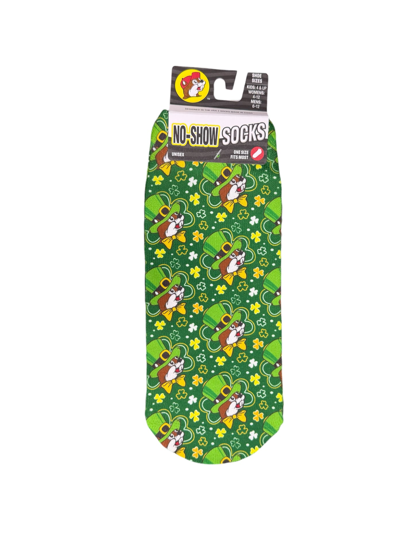 Buc-ee’s St. Patrick’s Day Socks – Kids & Adult | Crew & No-Show Styles 🍀