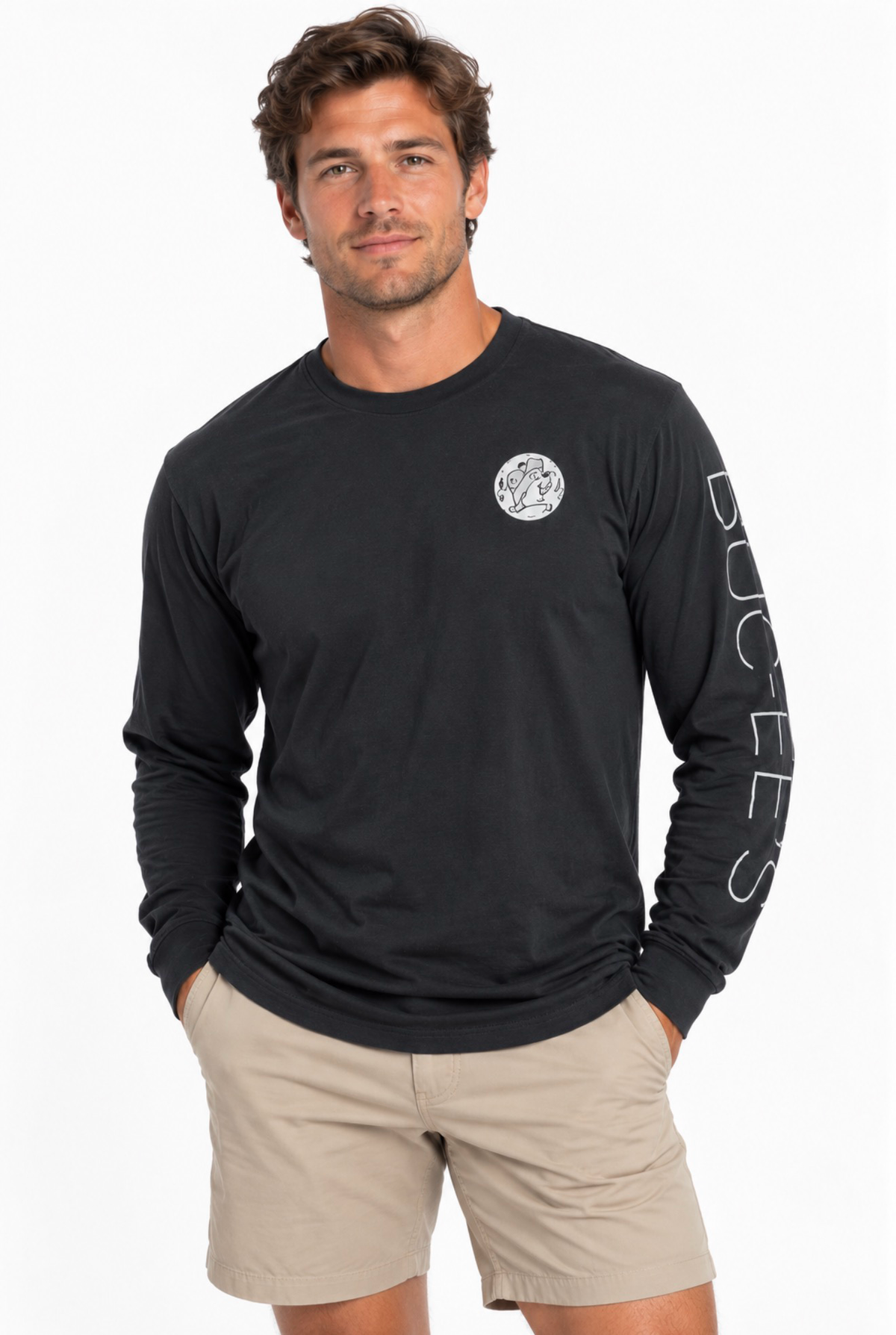 Buc-ee’s Bigfoot UFO “Believe” Long Sleeve Graphic Shirt