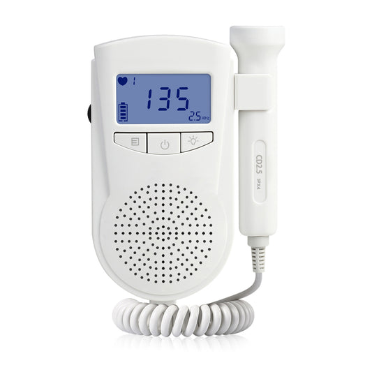 Baby fetal doppler mericonn medical device monitor heart rate frequency pregnancy technology