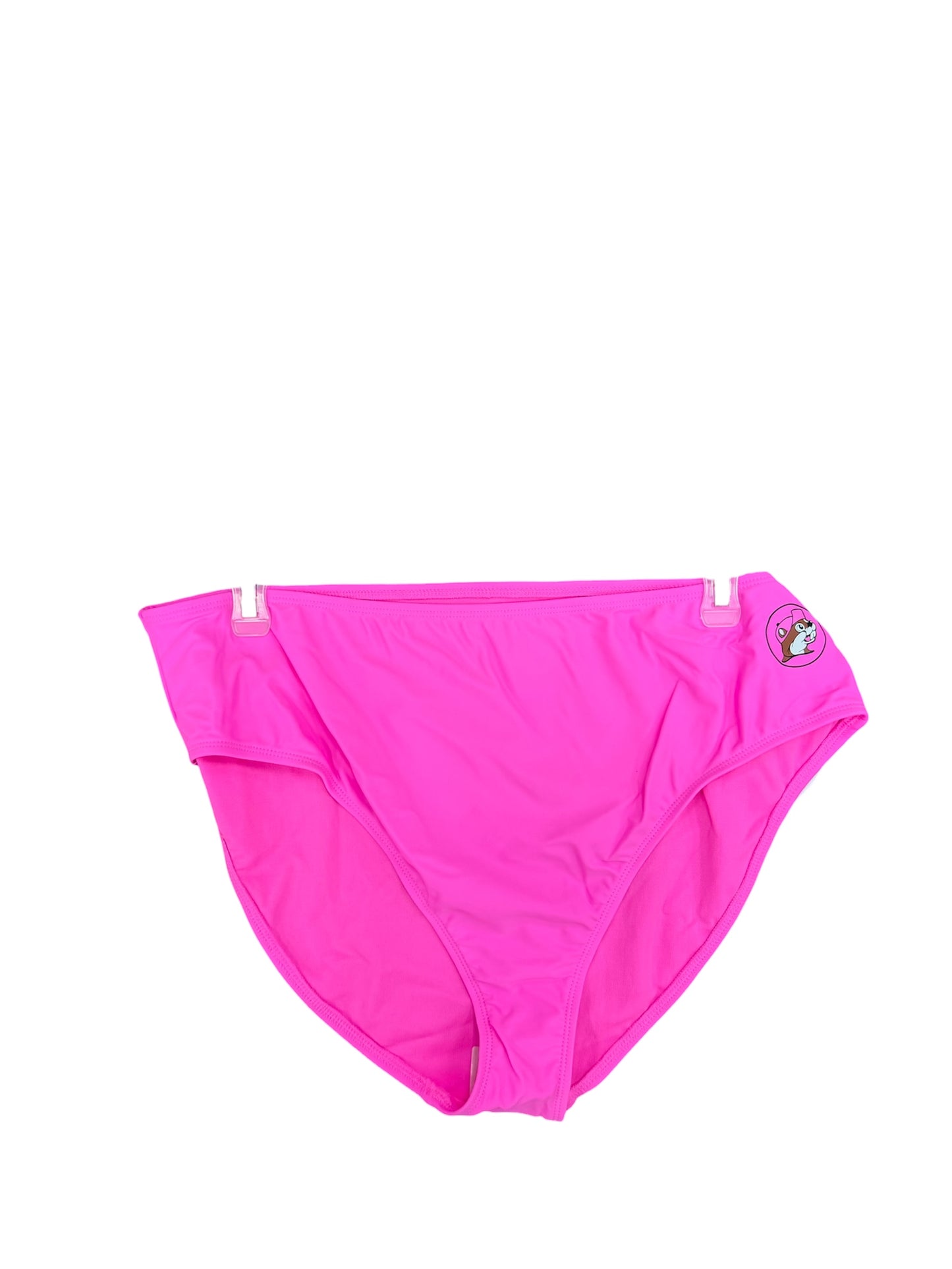 Buc-ee’s Women’s Hot Pink Two-Piece Swimsuit Set – Adjustable Straps
