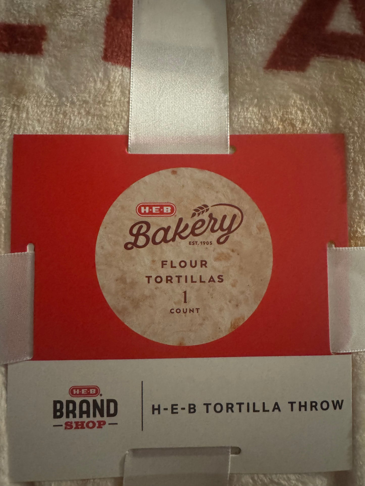 H-E-B Tortilla Throw Blanket, New Design