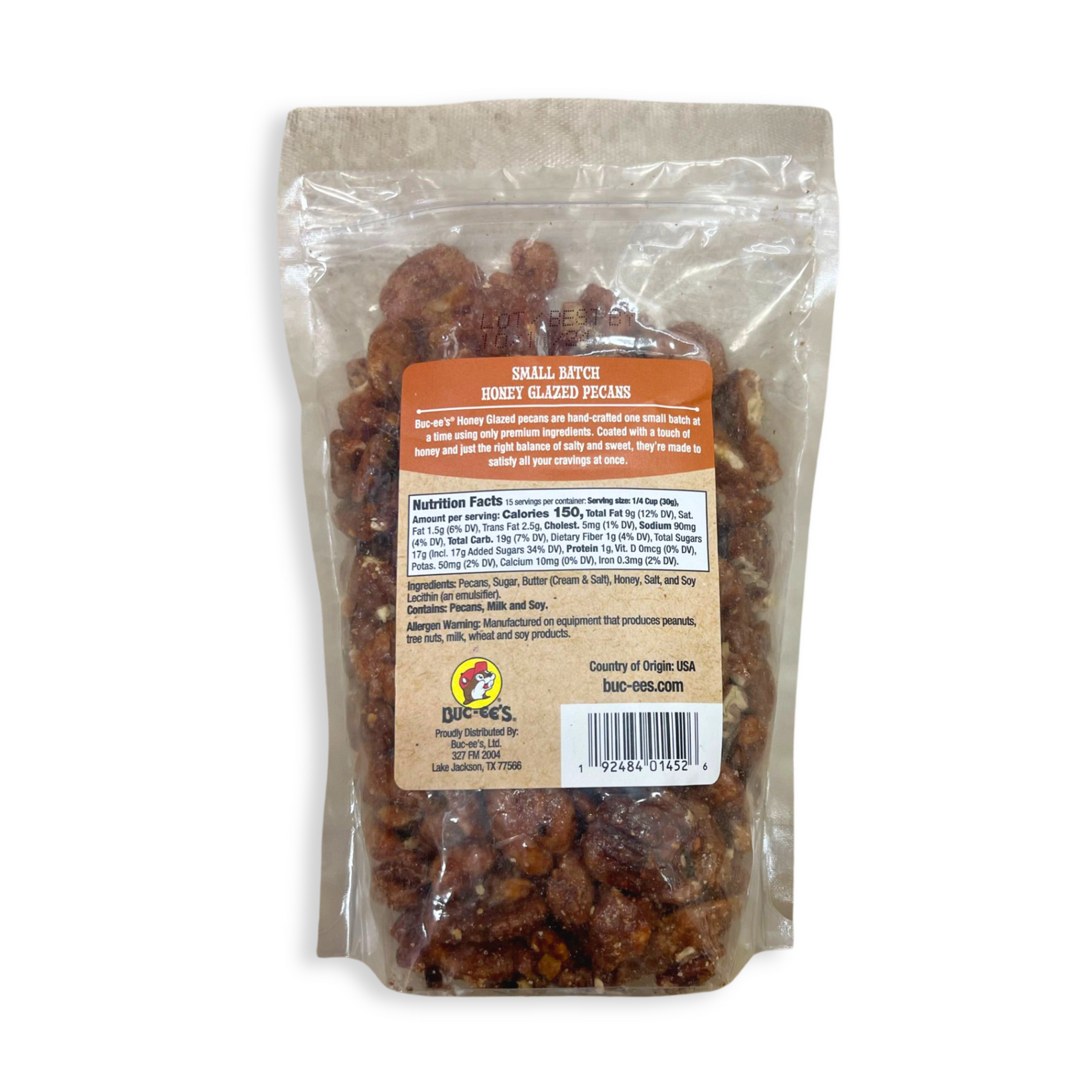 Bucee's Honey Glazed Pecans Johnny's Goods