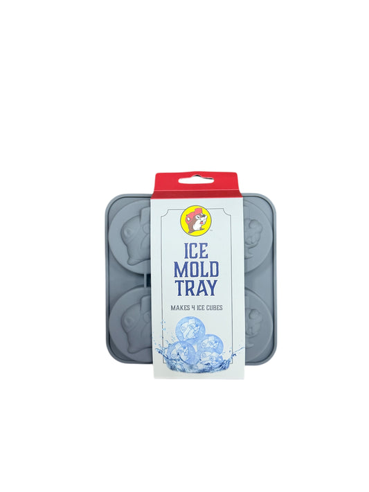 Buc-ee’s Silicone Ice Mold Tray – Makes 4 Large Buc-ee’s Logo Ice Cubes