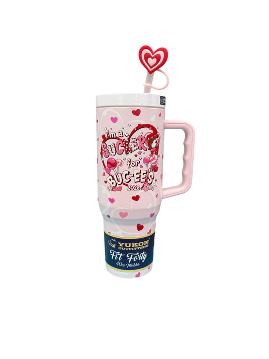 Buc-ee's 40/32 oz Valentine Tumbler — Insulated Stainless Steel