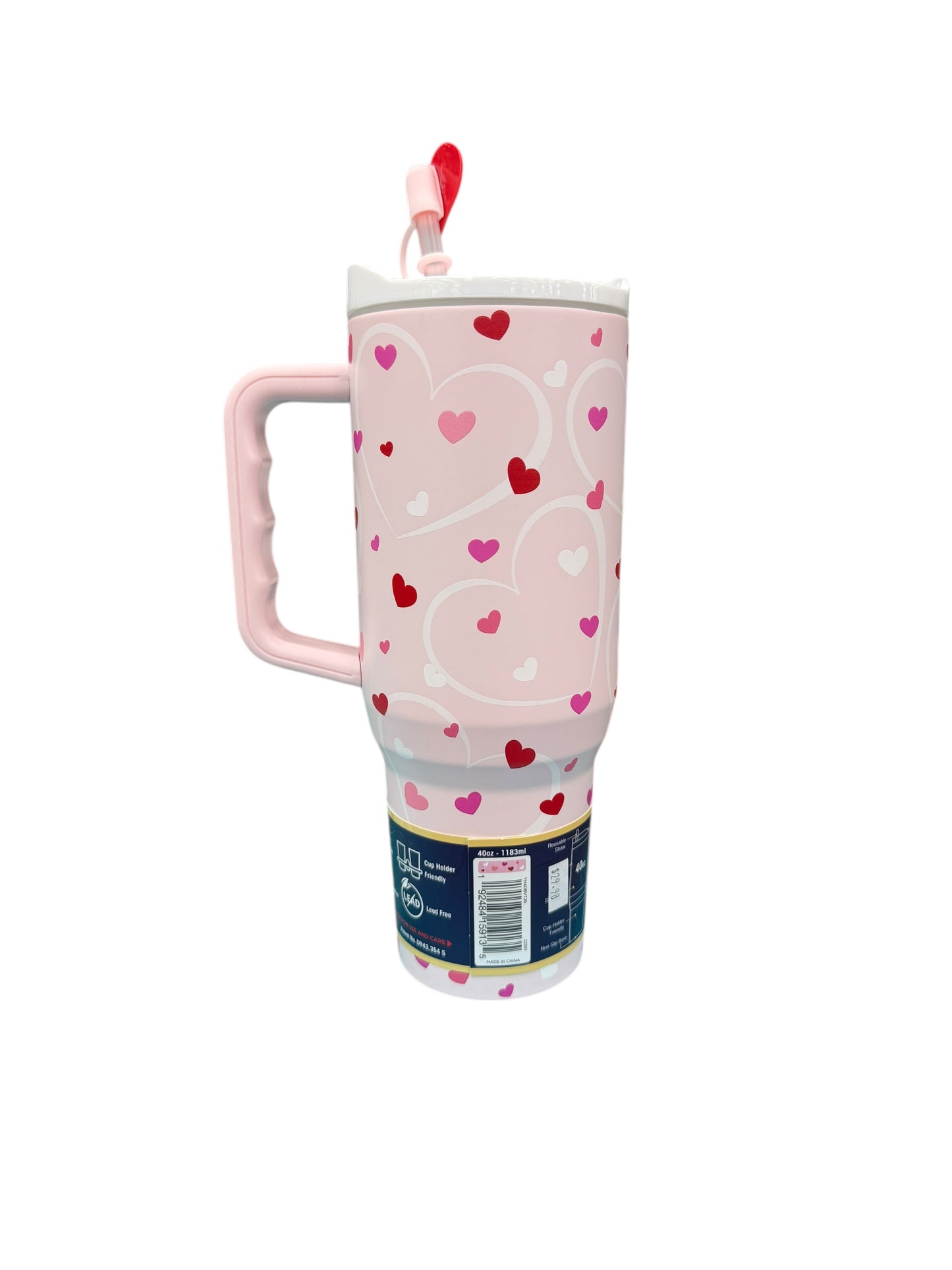 Buc-ee's 40/32 oz Valentine Tumbler — Insulated Stainless Steel