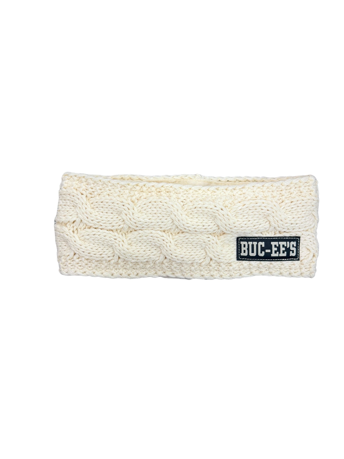 Buc-ee’s Cable Knit Headband – Cream or Black