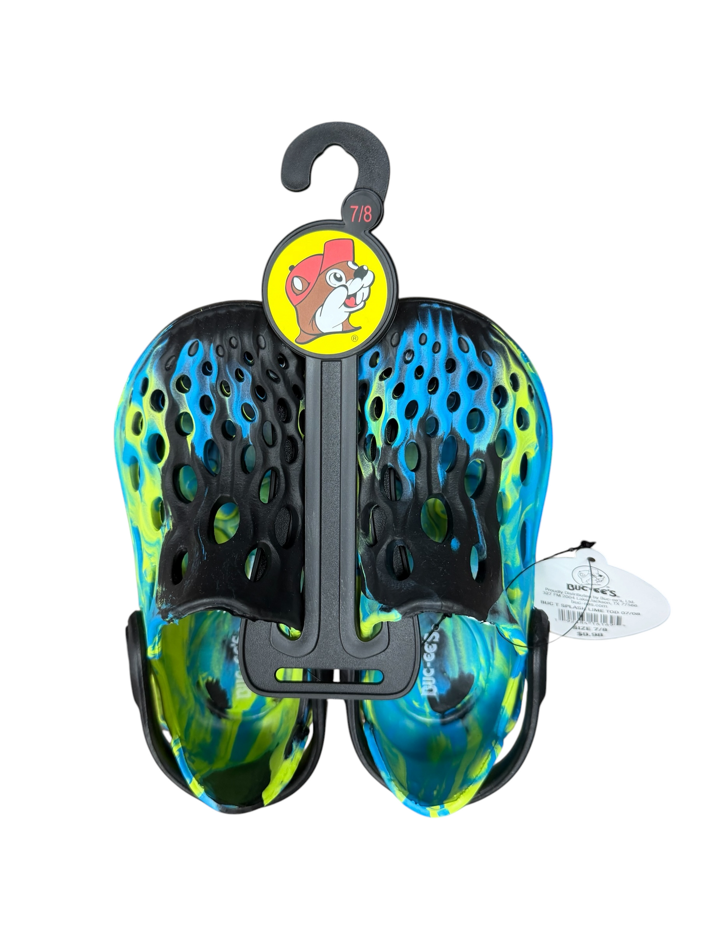 Buc-ee’s Kids Tie-Dye Clogs – Lightweight Slip-On Water Shoes