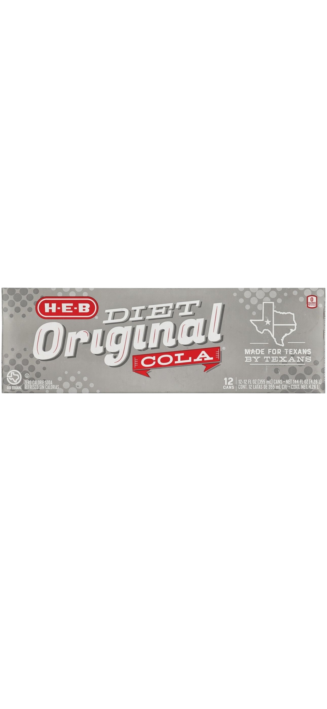 HEB Soda, 12 Pack Cans