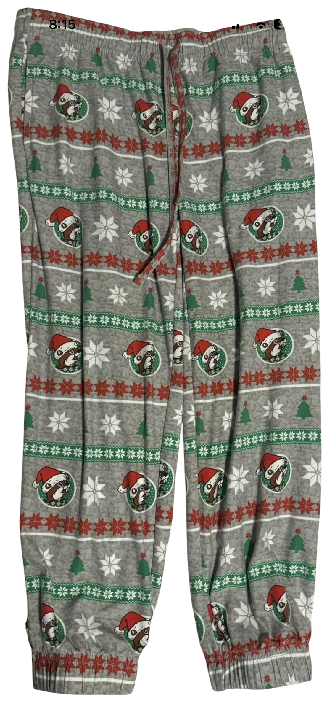 Buc-ee’s Youth Christmas Pajama Pants – Holiday Sleep Lounge Pants (Pre-Owned)