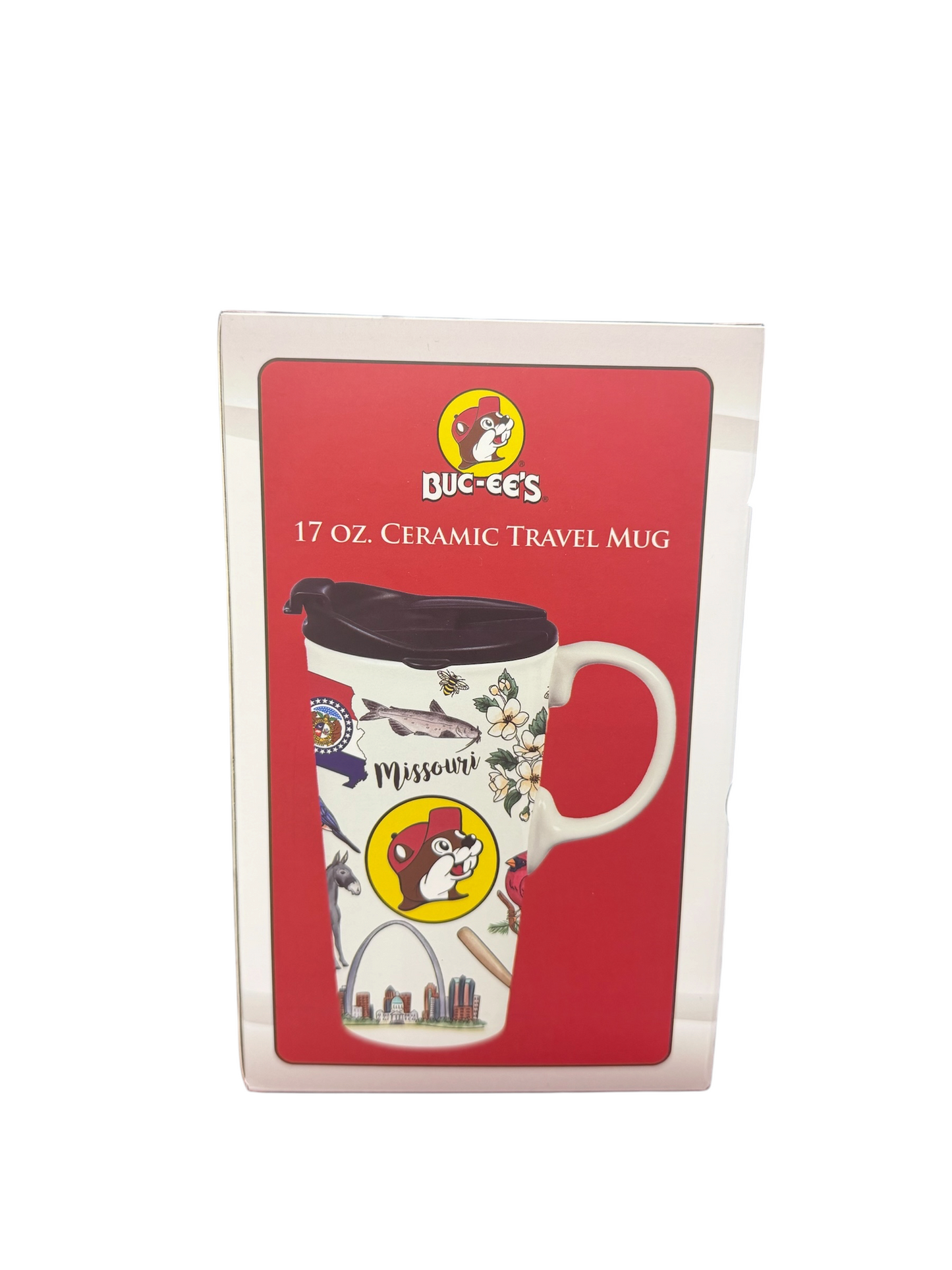 Buc-ee’s Missouri 17 oz Ceramic Travel Mug