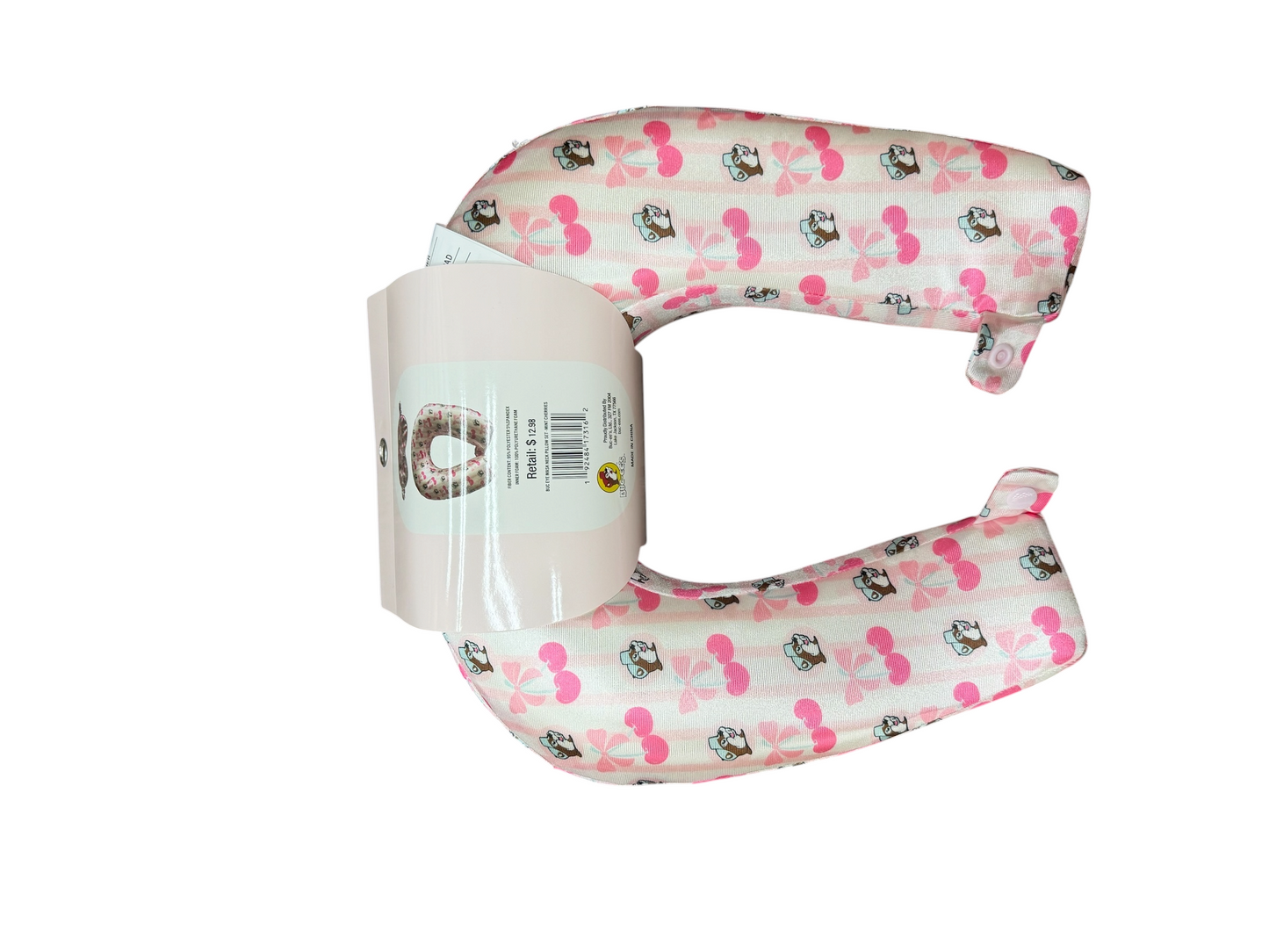 Buc-ee’s Travel Neck Pillow & Eye Mask Set – Soft & Comfy