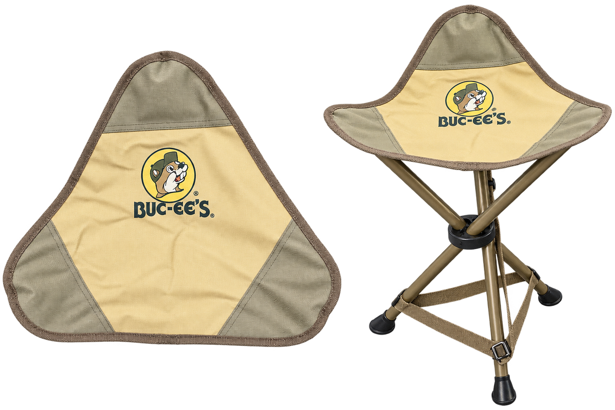 Buc-ee’s Tripod Hunting Stool – Portable Folding Outdoor Camping Seat