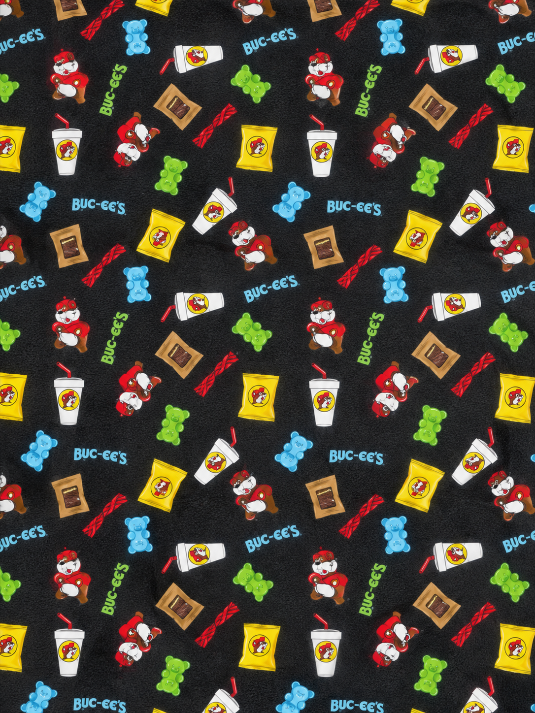 Buc-ee’s Sherpa Lined Throw Blanket – 50” x 70”