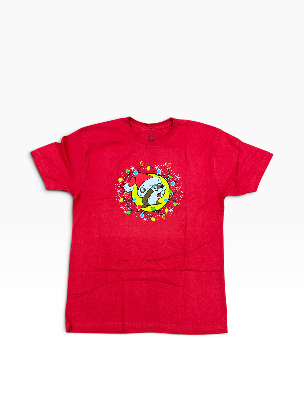 Buc-ee’s “Believe” Christmas 2026 T-Shirt – Red