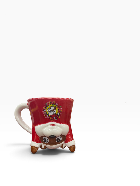Buc-ee’s Upside-Down Santa Christmas Mug