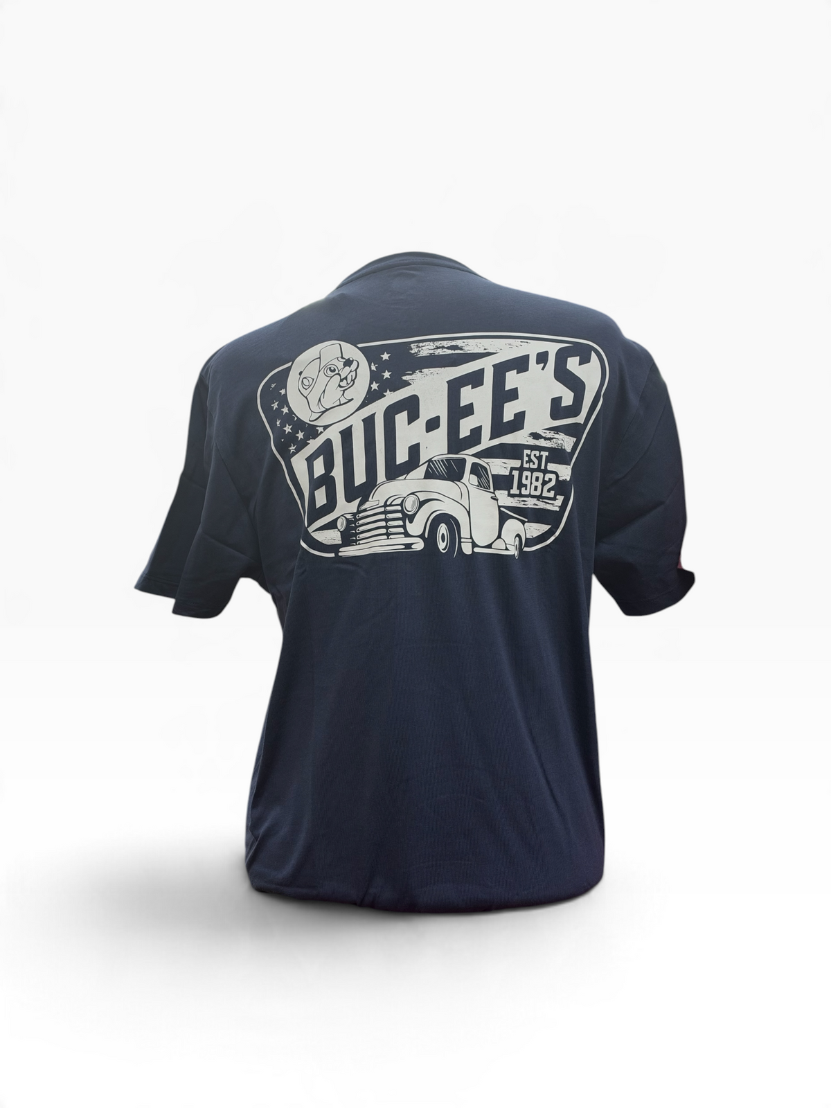 Buc-ee’s Vintage Truck Graphic T-Shirt – Navy