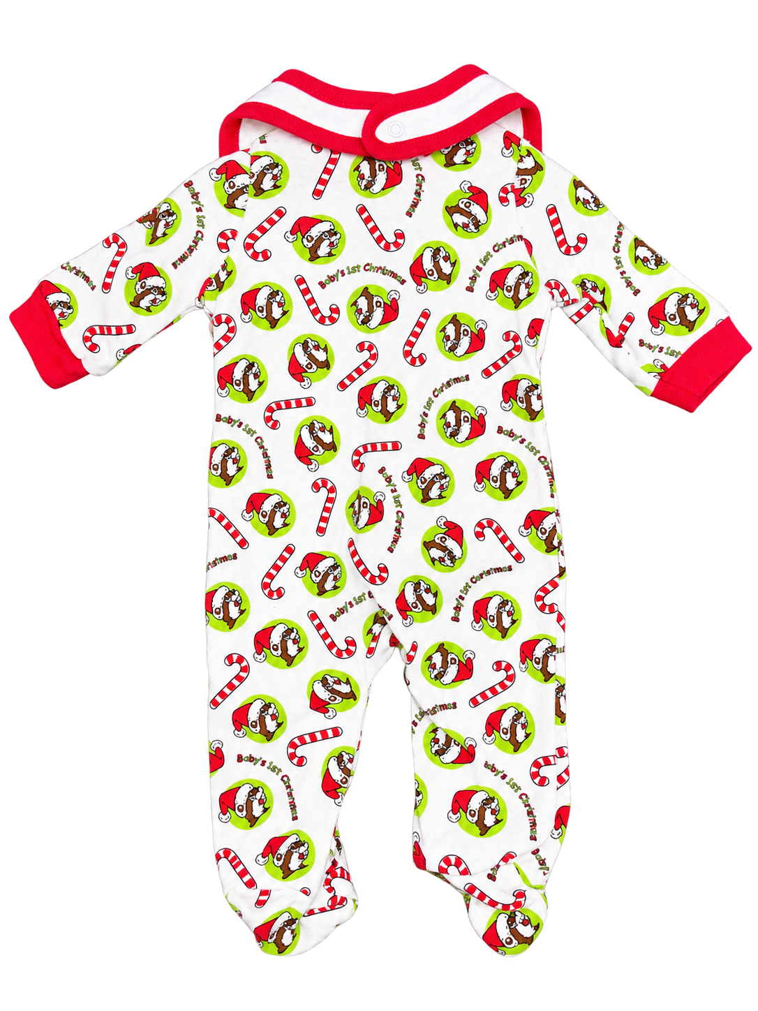 Buc-ee’s Baby’s 1st Christmas Footed Sleeper & Bib Set