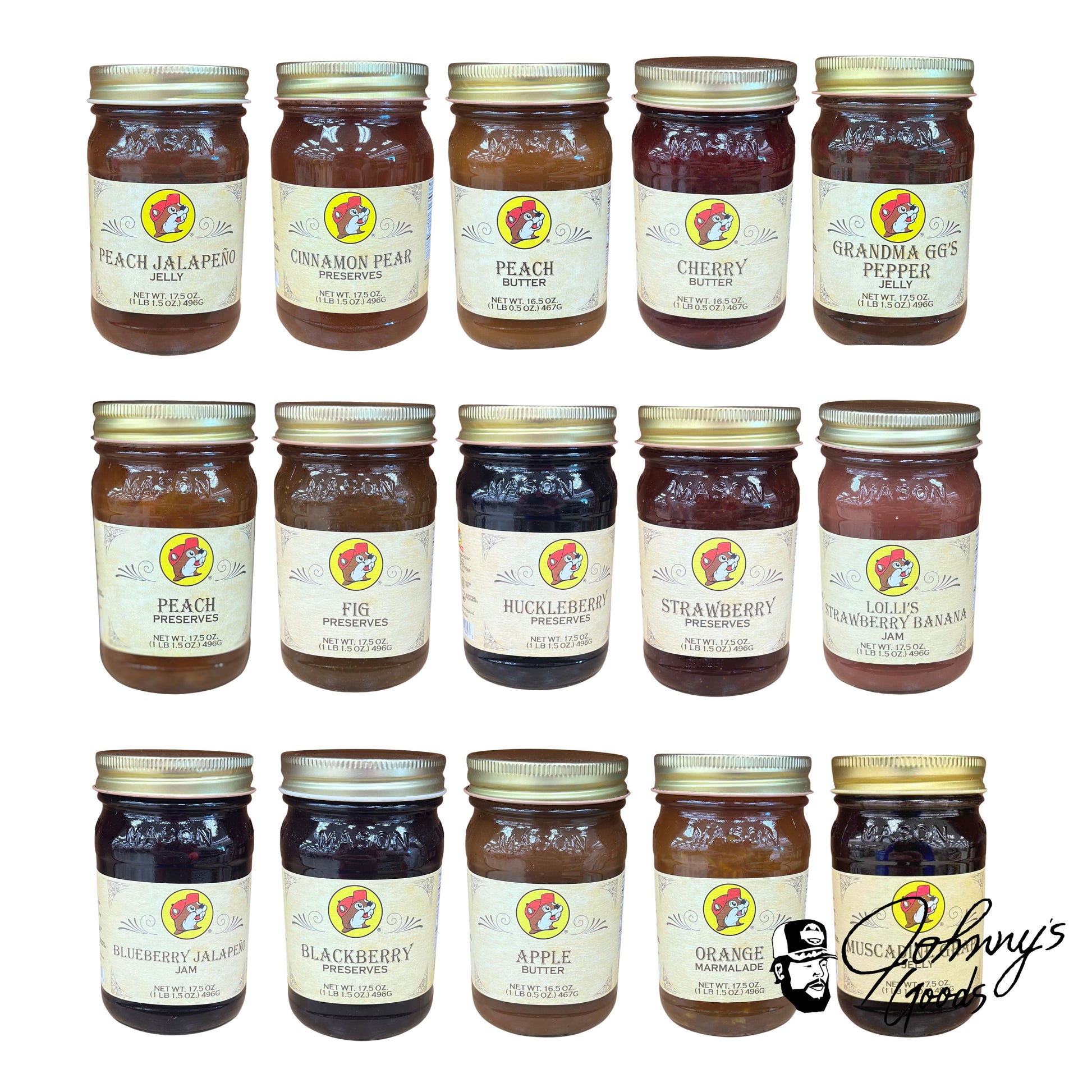 Buc-ee's Jams and Jellies, Buc-ee's Fruit Preserves, Buc-ee's Flavored Jellies, Buc-ee's Jam Collection, Buc-ee's Gourmet Spreads