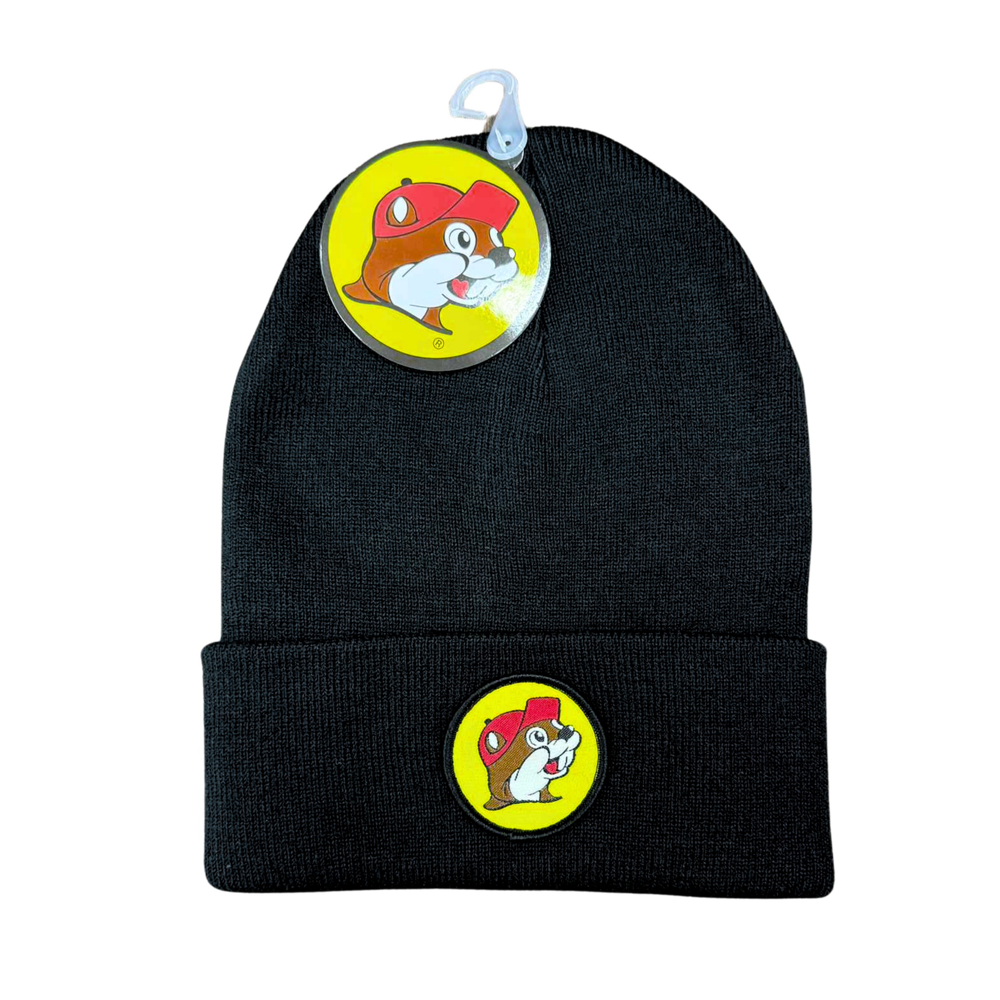 Bula Toque Buc-ee's Winter Black Knit Beanie Cap Beaver Logo