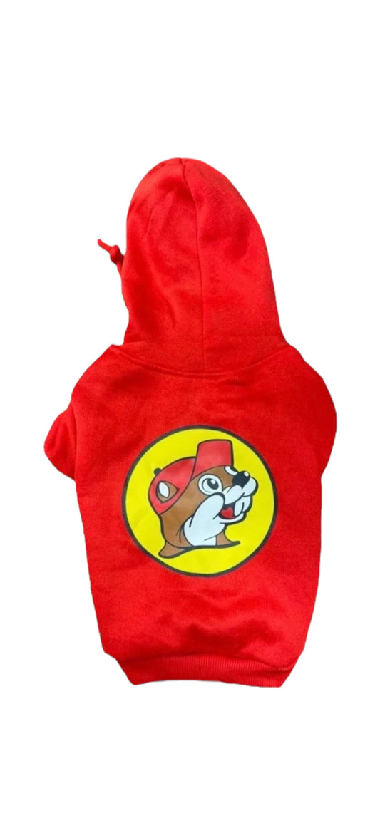 Buc-ee’s Pet Hoodies – Pink Bows, Camo & Red OG