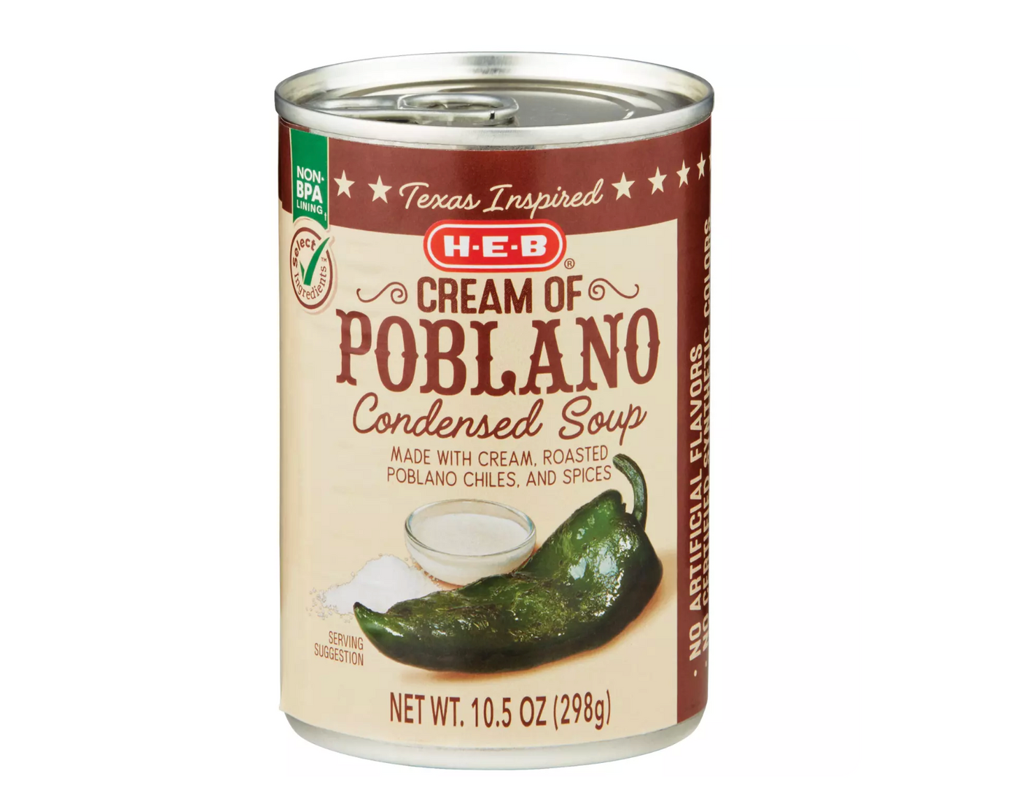 H-E-B Texas Inspired Condensed Soup – Cream of Poblano, Jalapeño & More