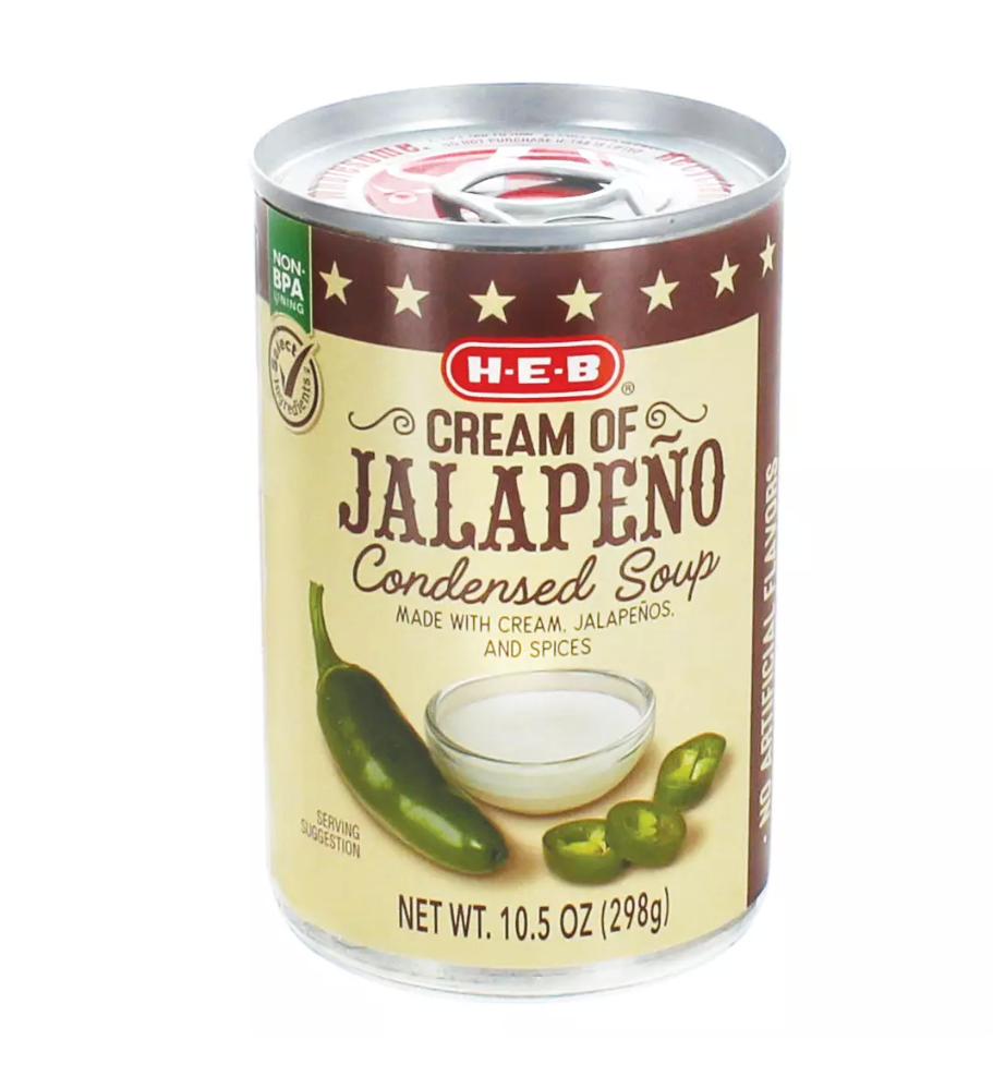 H-E-B Texas Inspired Condensed Soup – Cream of Poblano, Jalapeño & More