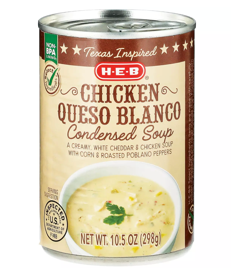 H-E-B Texas Inspired Condensed Soup – Cream of Poblano, Jalapeño & More