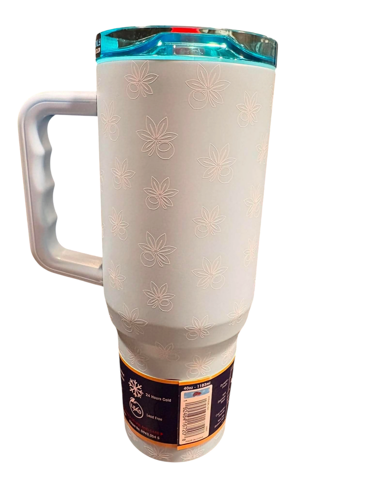Ohio Buc-ee's 40 oz Insulated Travel Tumbler with Handle & Straw – Stainless Steel Drink Cup